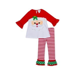 Rare Editions Toddler Santa Leggings Set